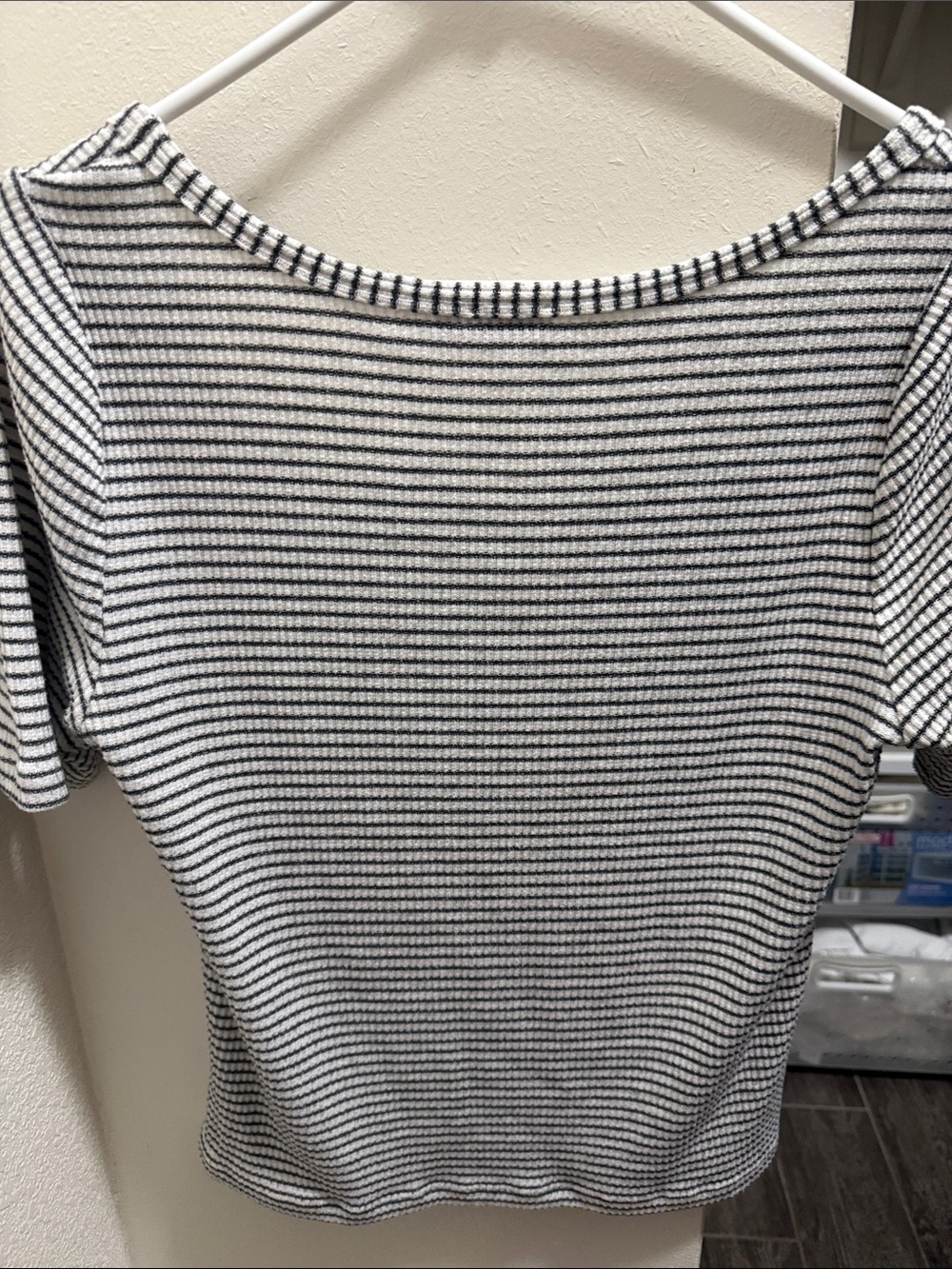Faherty Legend Rib Square Neck Tee - Picture 4 of 6